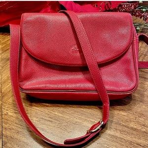 LONGCHAMP Rare Red Leather shoulder/crossbody bag